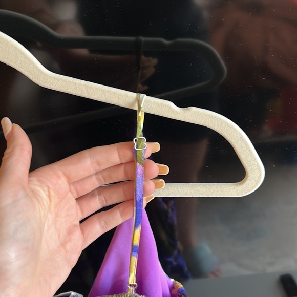 Purple floral dress. - Picture 6 of 6